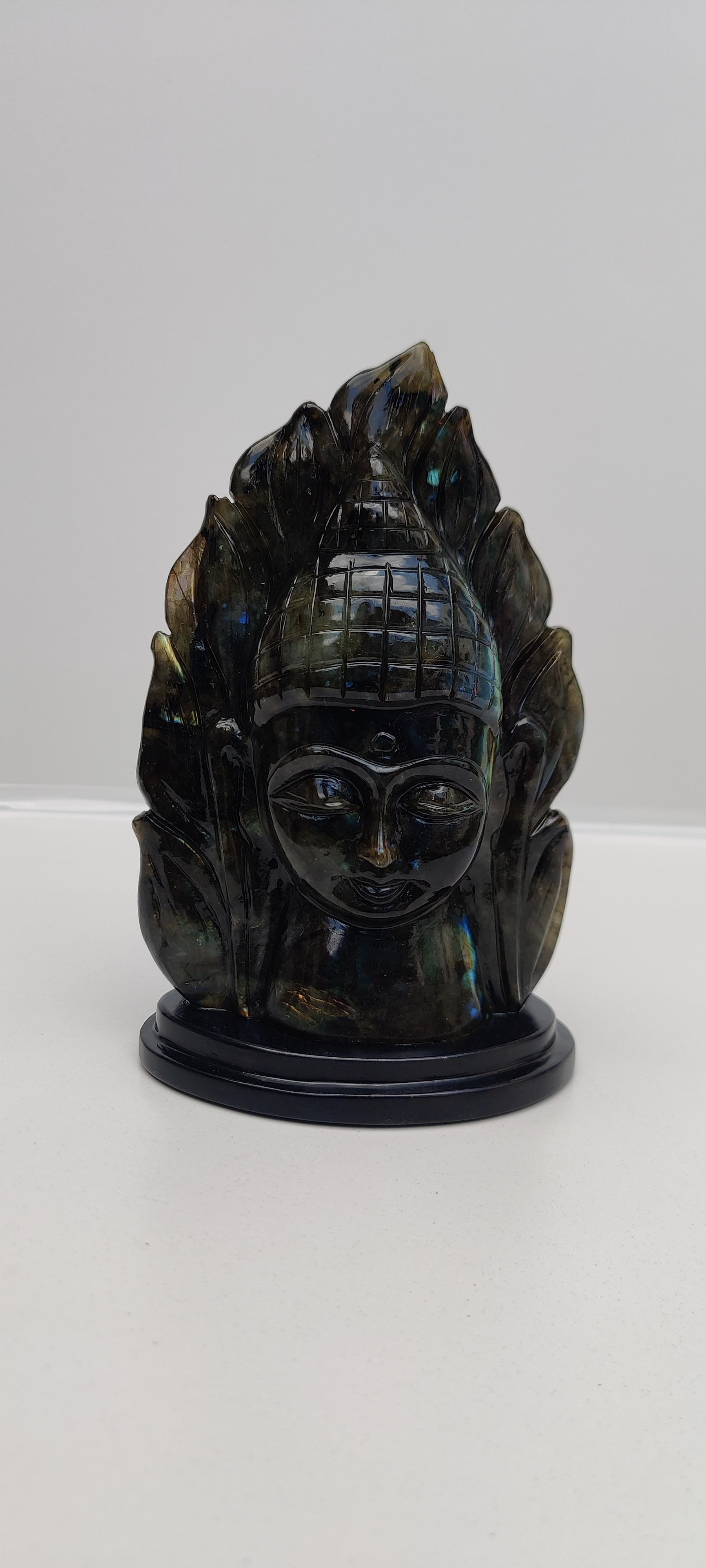 Labradorite stone Buddha , handcarved Labradorite stone buddha, gem stone buddha, gem stone Idols, Labradorite carving, Labradorite article